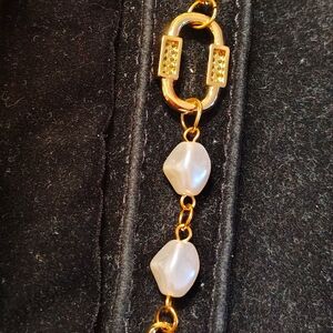 Gold and Pearl Chain Jewelry